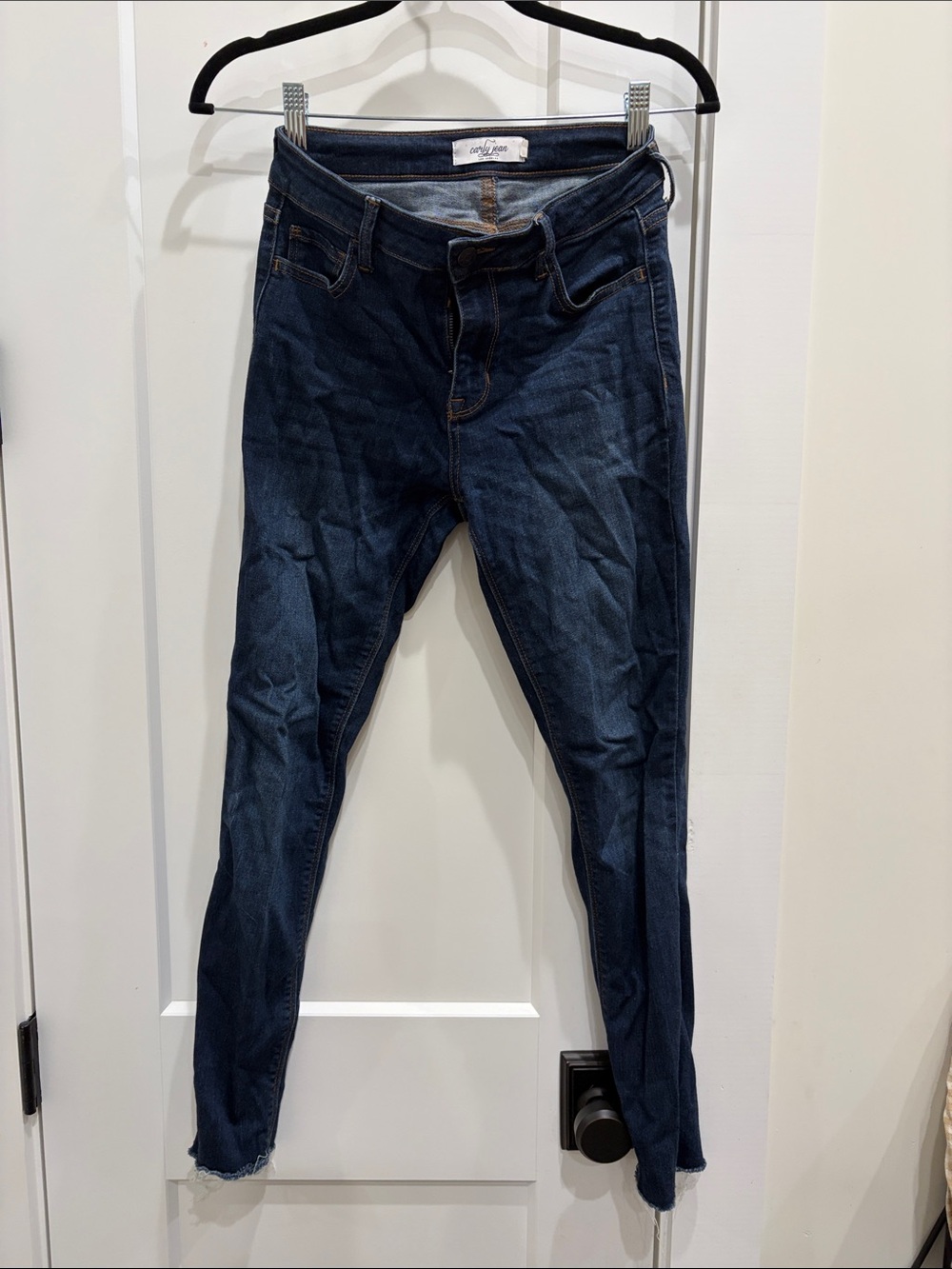 Carly Jean Los Angeles Dark Indigo Skinny Jeans
